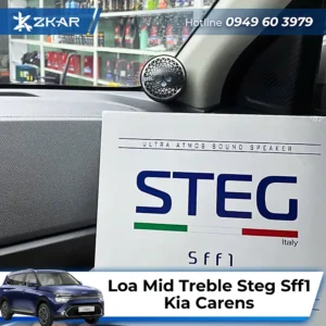 Lắp Loa Mid Treble STEG SFF1 Cho Xe Kia Carens