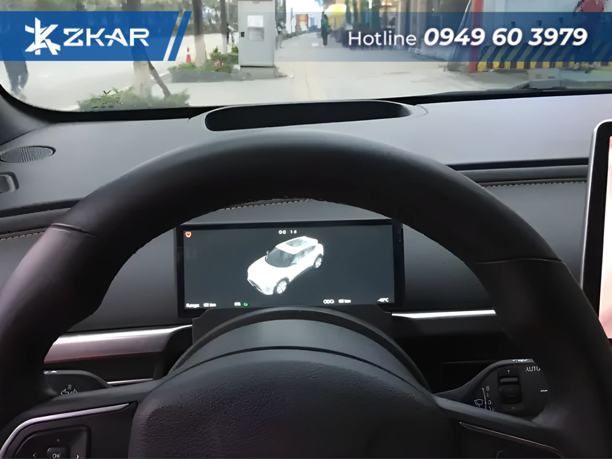 Màn hình odo xe limo green