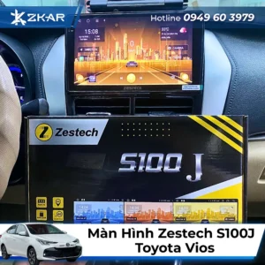 Lắp Màn Hình Zestech S100J Xe Toyota Vios