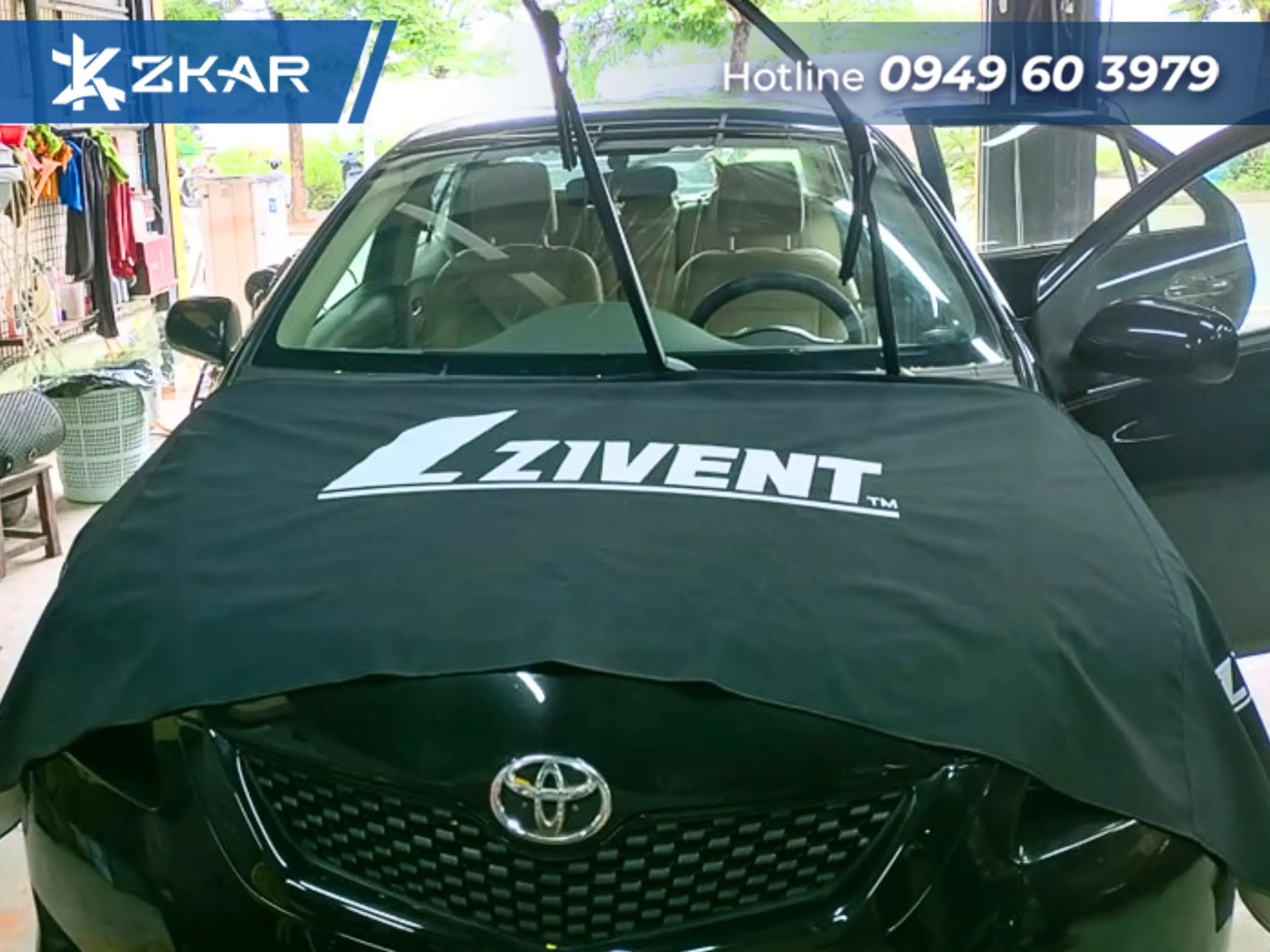 Phim cách nhiệt zivent toyota vios