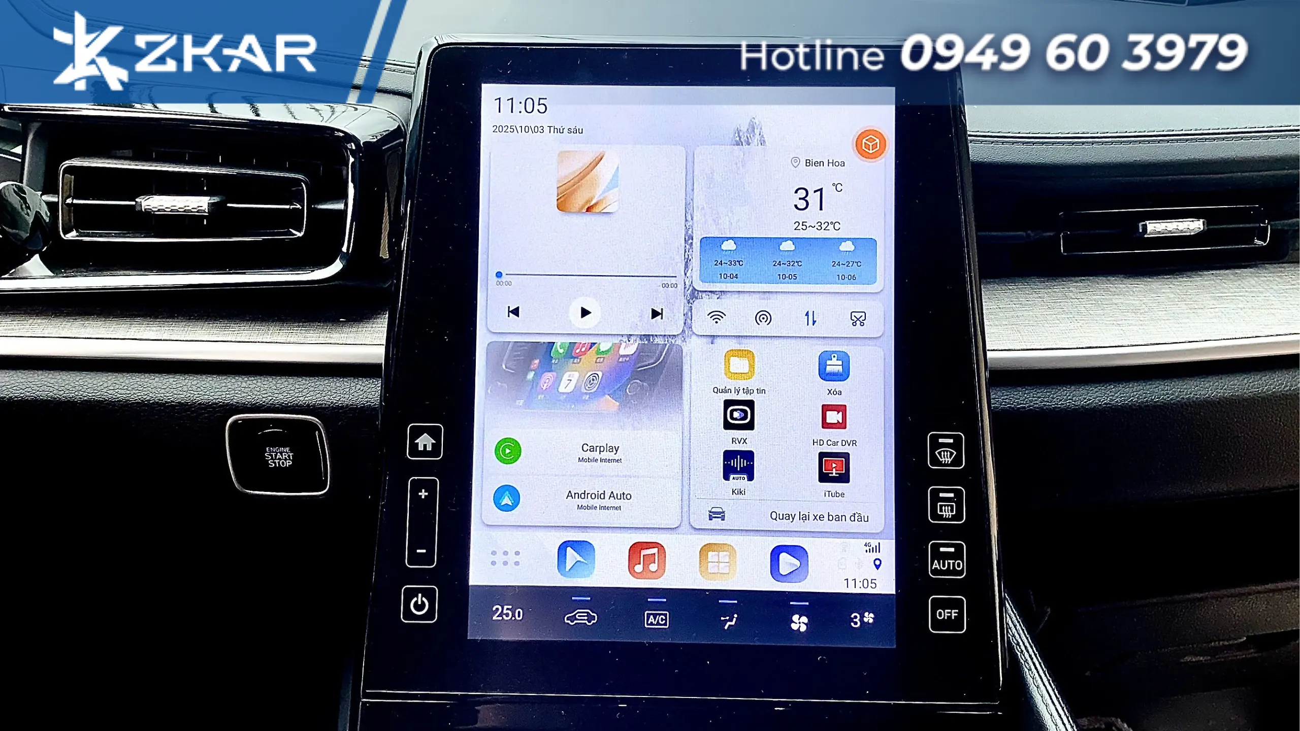 Trải nghiệm giao diện mới mượt mà trên hyundai custin với sunny gt6