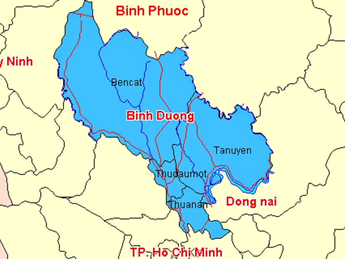 Vị trí địa lý bình dương