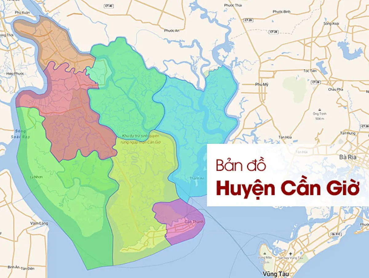 Vị trí địa lý cần giờ