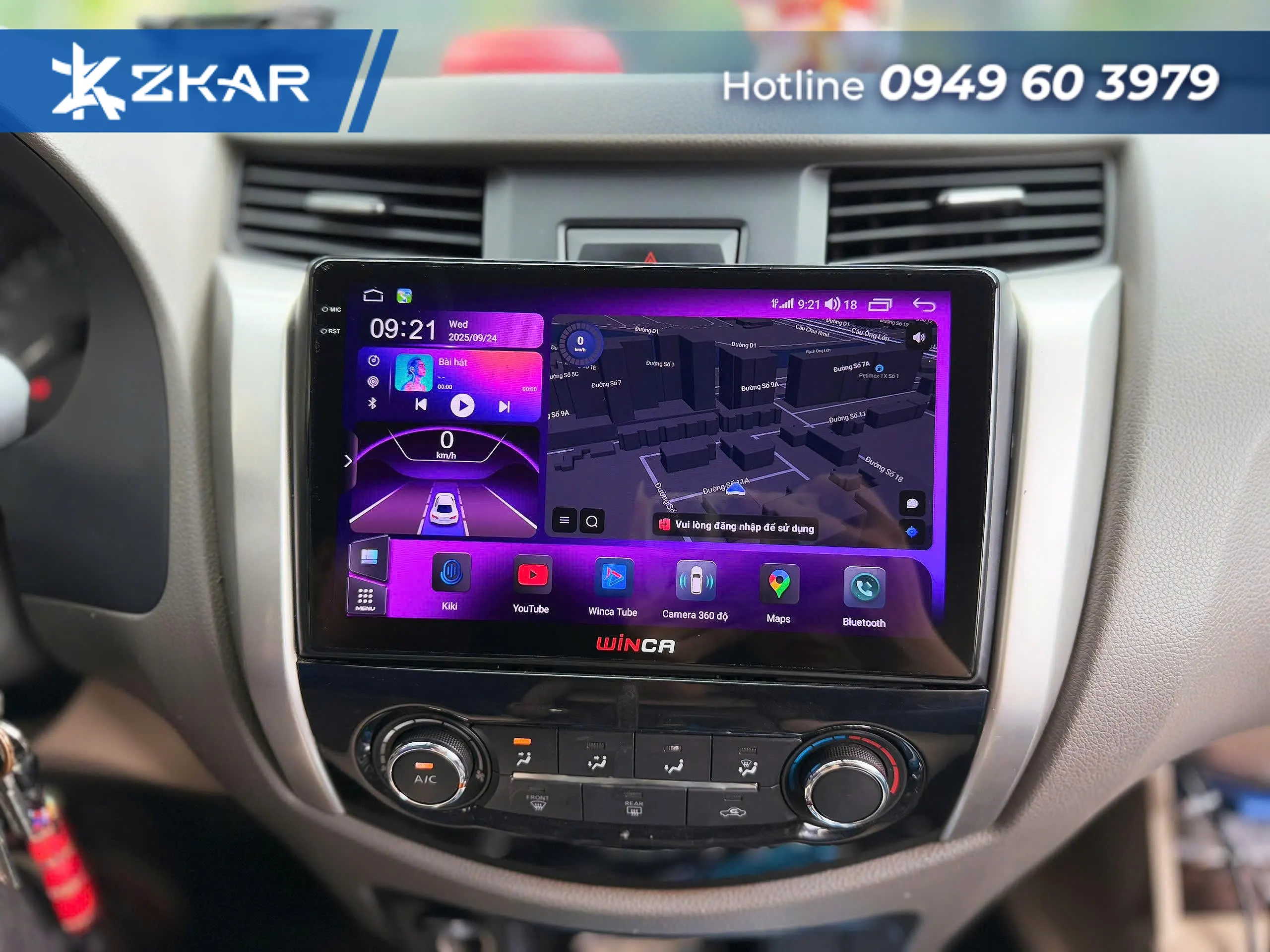 Bản Đồ Cảnh Báo Tốc Độ Vietmap S2 Trên Màn Hình Winca S170+