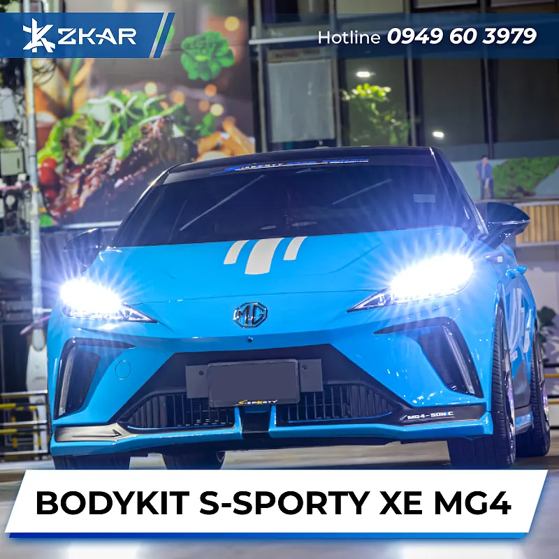 Bộ Bodykit S-Sporty Xe MG4 Tại TP.HCM