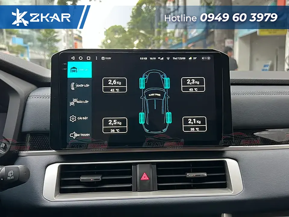 Cảm Biến Áp Suất Lốp TPMS – An Toàn Mọi Hành Trình