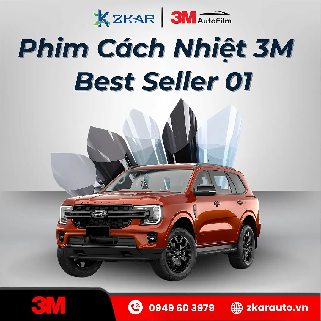 Dán Phim Cách Nhiệt 3M Best Seller 01 Chính Hãng