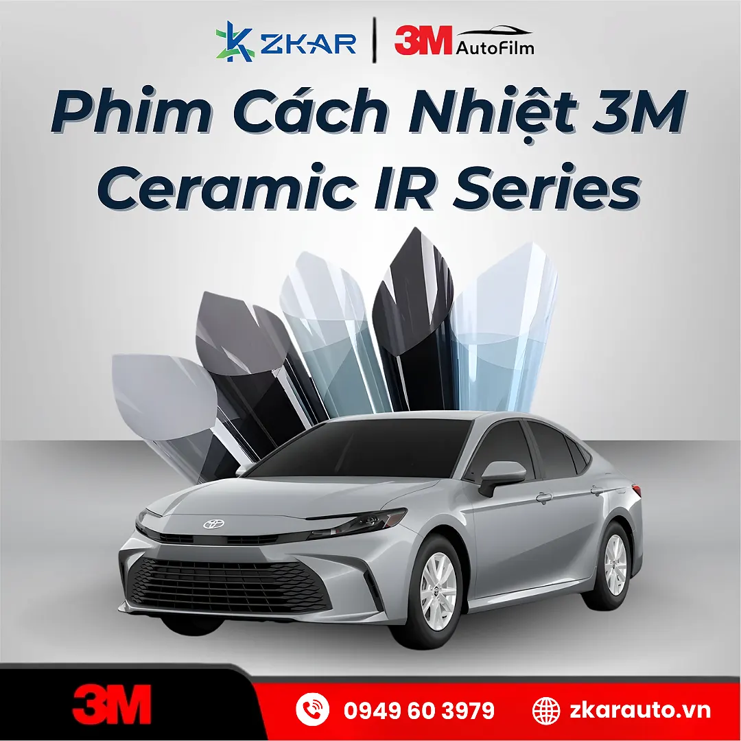 Dán Phim Cách Nhiệt 3M Ceramic IR Series Chính Hãng