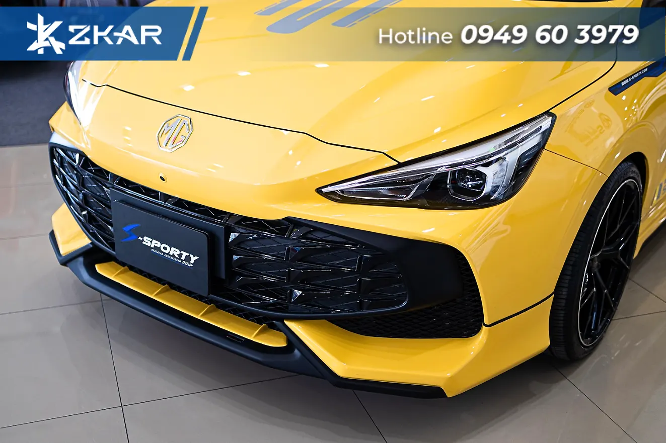 Đầu xe MG3 2025 độ bodykit s-sporty 