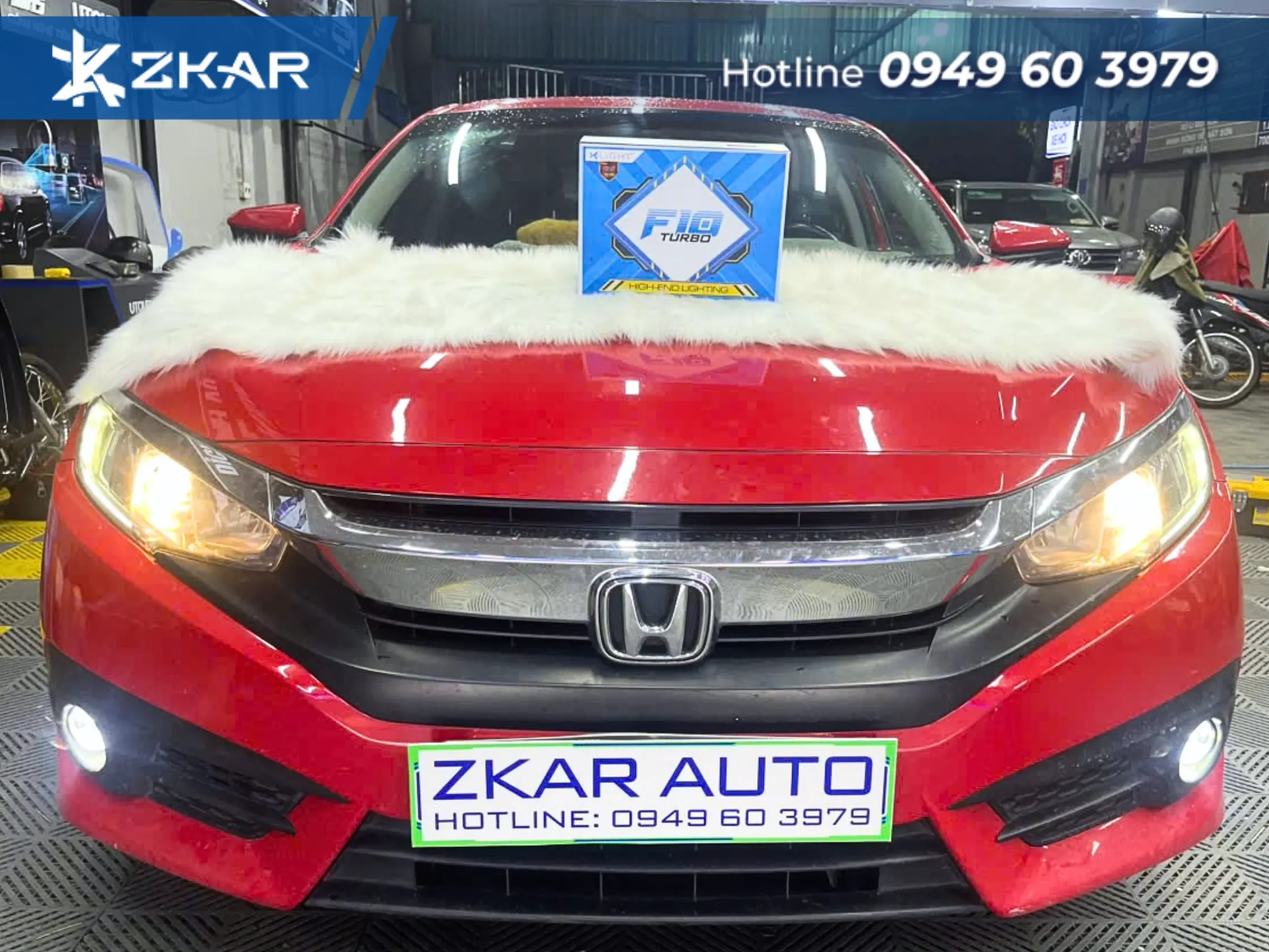 Đèn bi gầm F10 Turbo