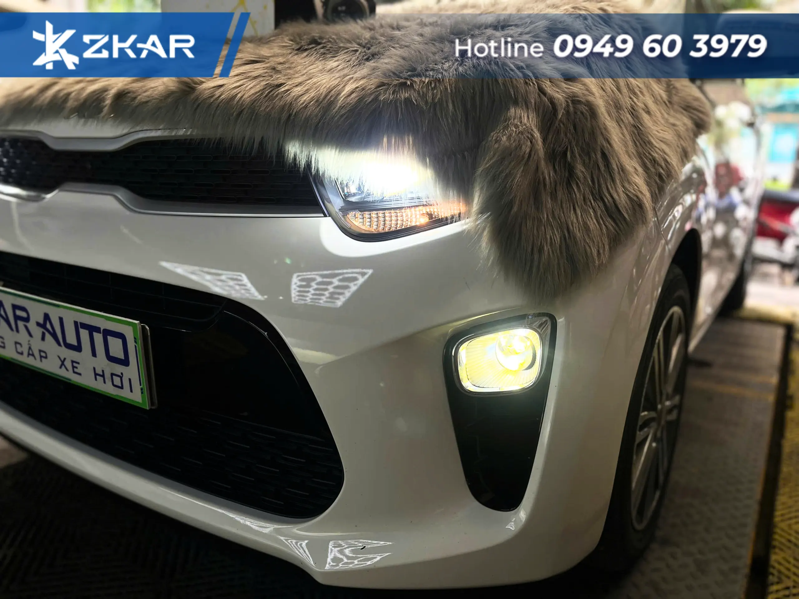 Đèn bi gầm gx201 xe kia morning