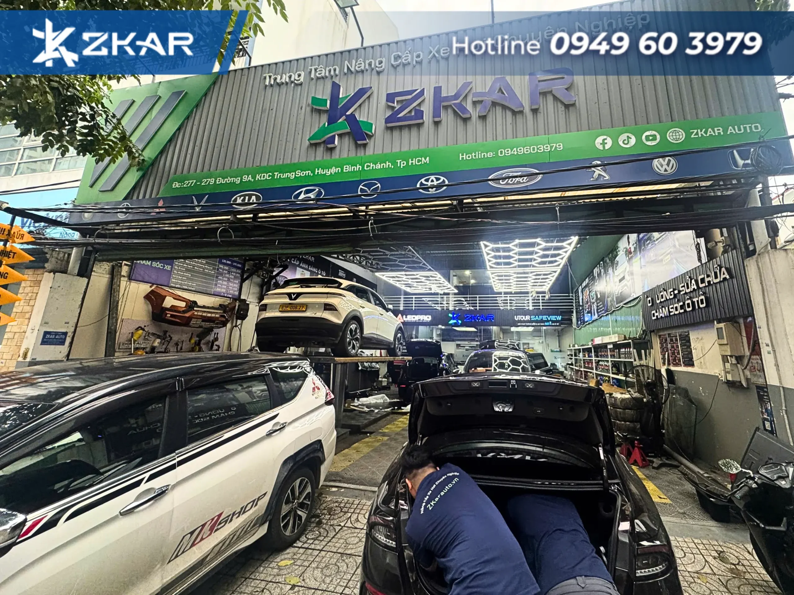 Địa chỉ độ đèn cho ô tô chính hãng uy tín tại sài gòn