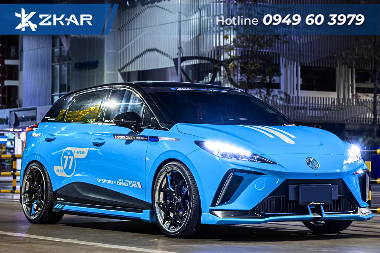 Địa chỉ lắp bodykit s-sporty xe mg4 uy tín tại sài gòn