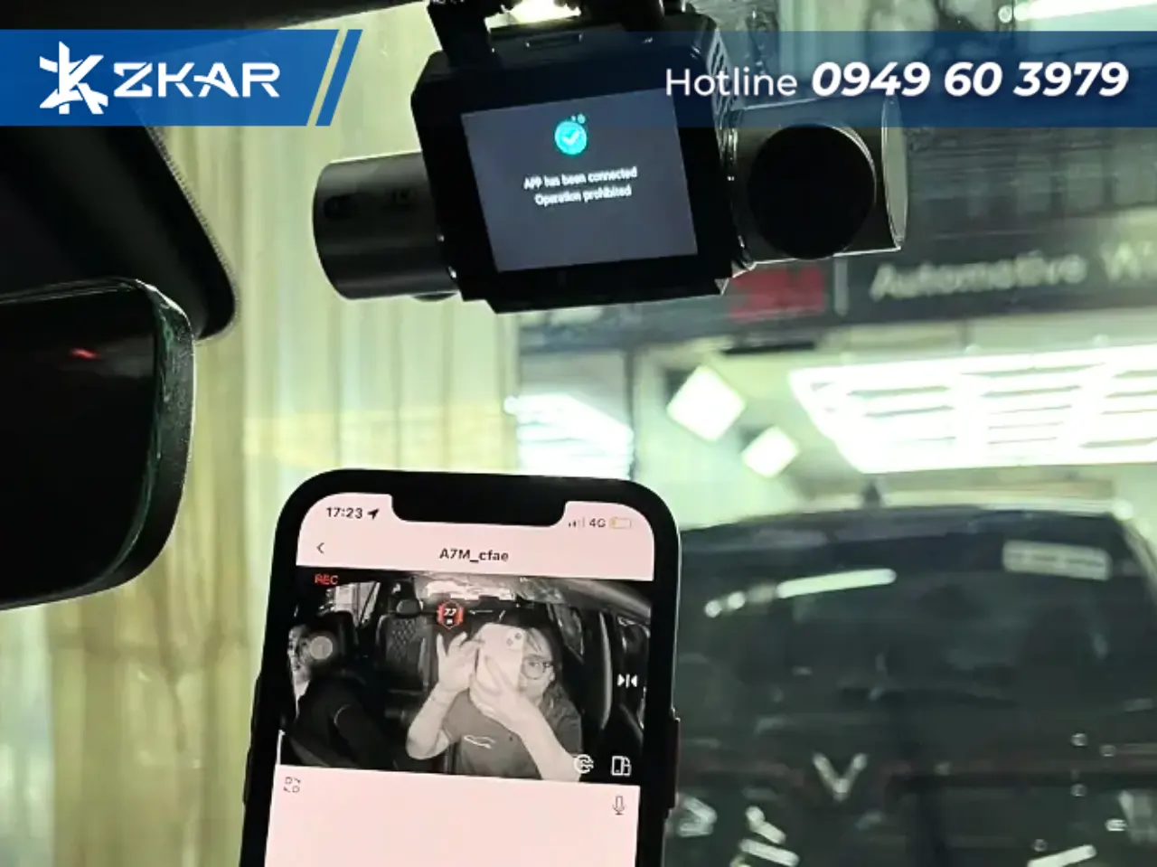 Địa Chỉ Lắp Đặt Camera Hành Trình 3 Mắt Yuemi Q5 uy tín tại sài gòn 