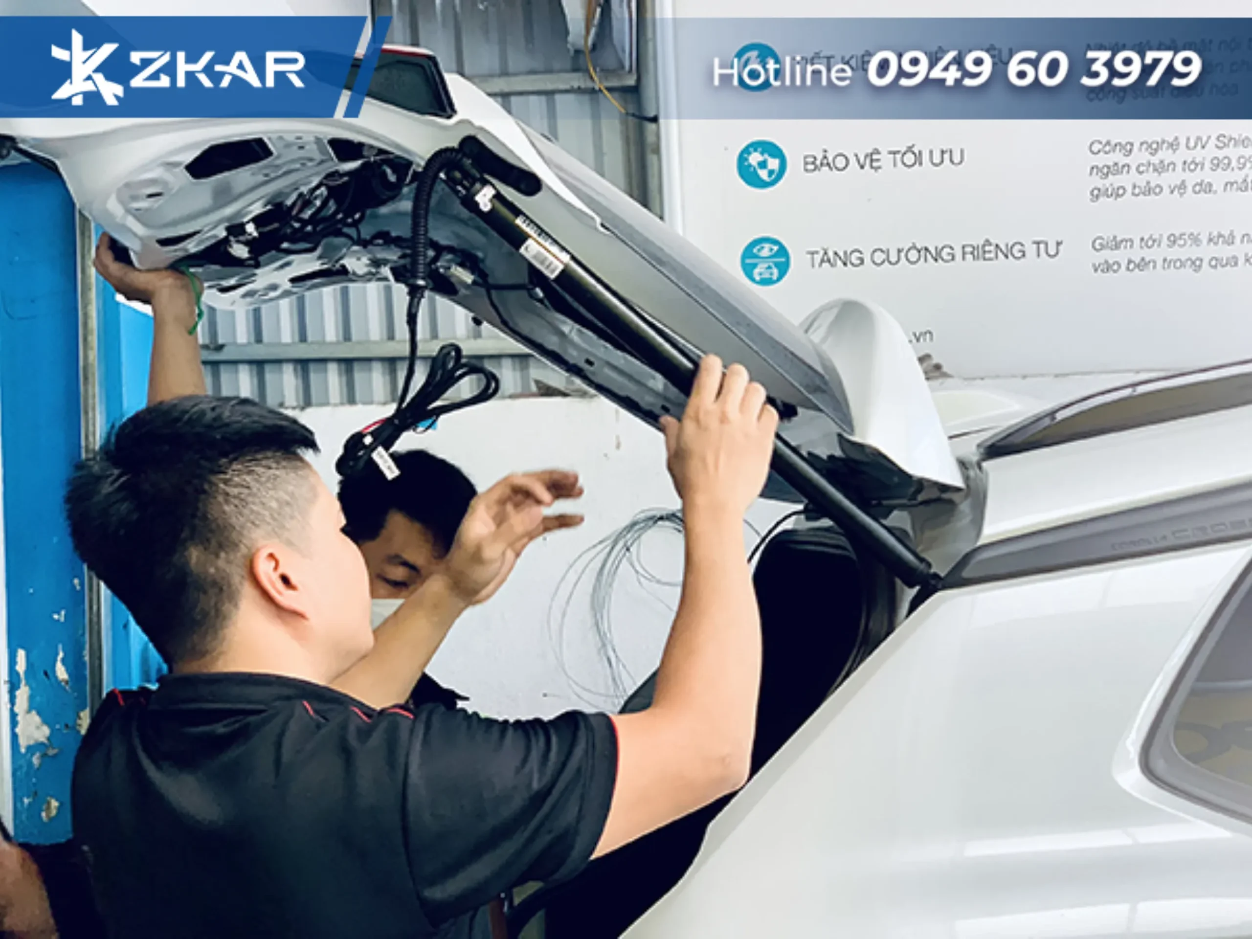 Địa chỉ lắp đặt cốp điện tự động uy tín nhất tại sài gòn