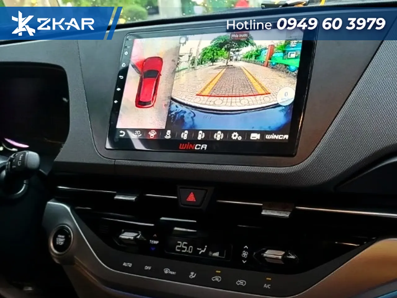 địa chỉ lắp màn hình android S200+ 13 inch 360 winca uy tín tại sài gòn