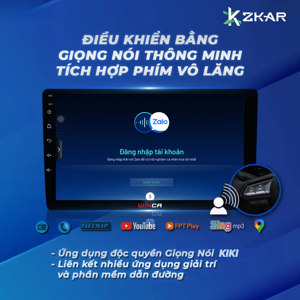 Điều Khiển Giọng Nói Thông Qua Vô Lăng