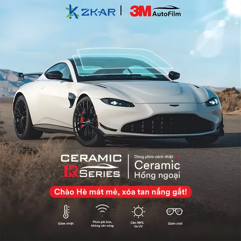 Film 3M Ceramic IR Series chống nóng hiệu quả