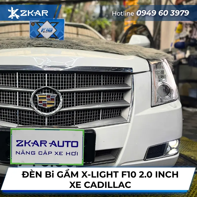 Gắn Bi Gầm X-light F10 2.0 Inch Cho Xe Cadillac