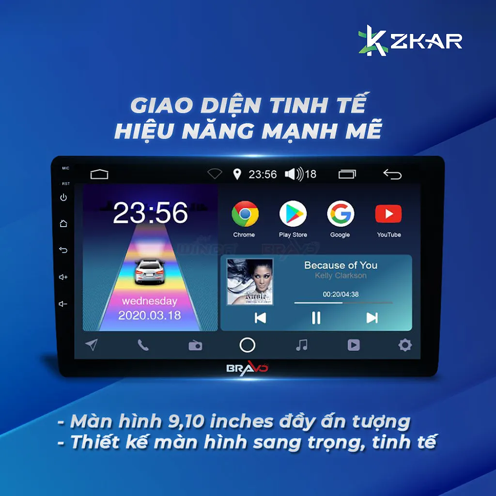 Giao diện tinh tế, hiệu năng mạnh mẽ