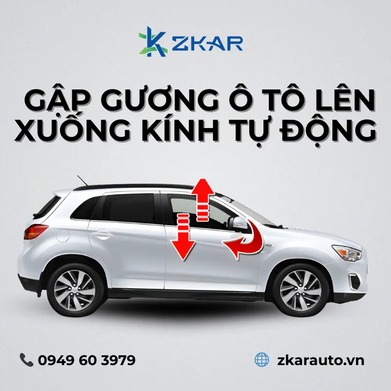 Gương Gập Điện Ô Tô Chính Hãng