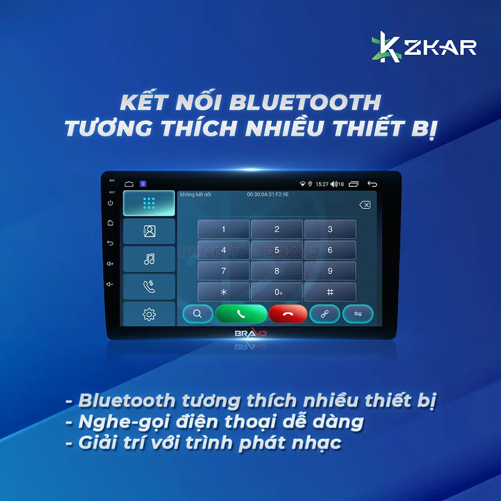 Kết Nối Bluetooth Và Điều Khiển Thoại Dễ Dàng