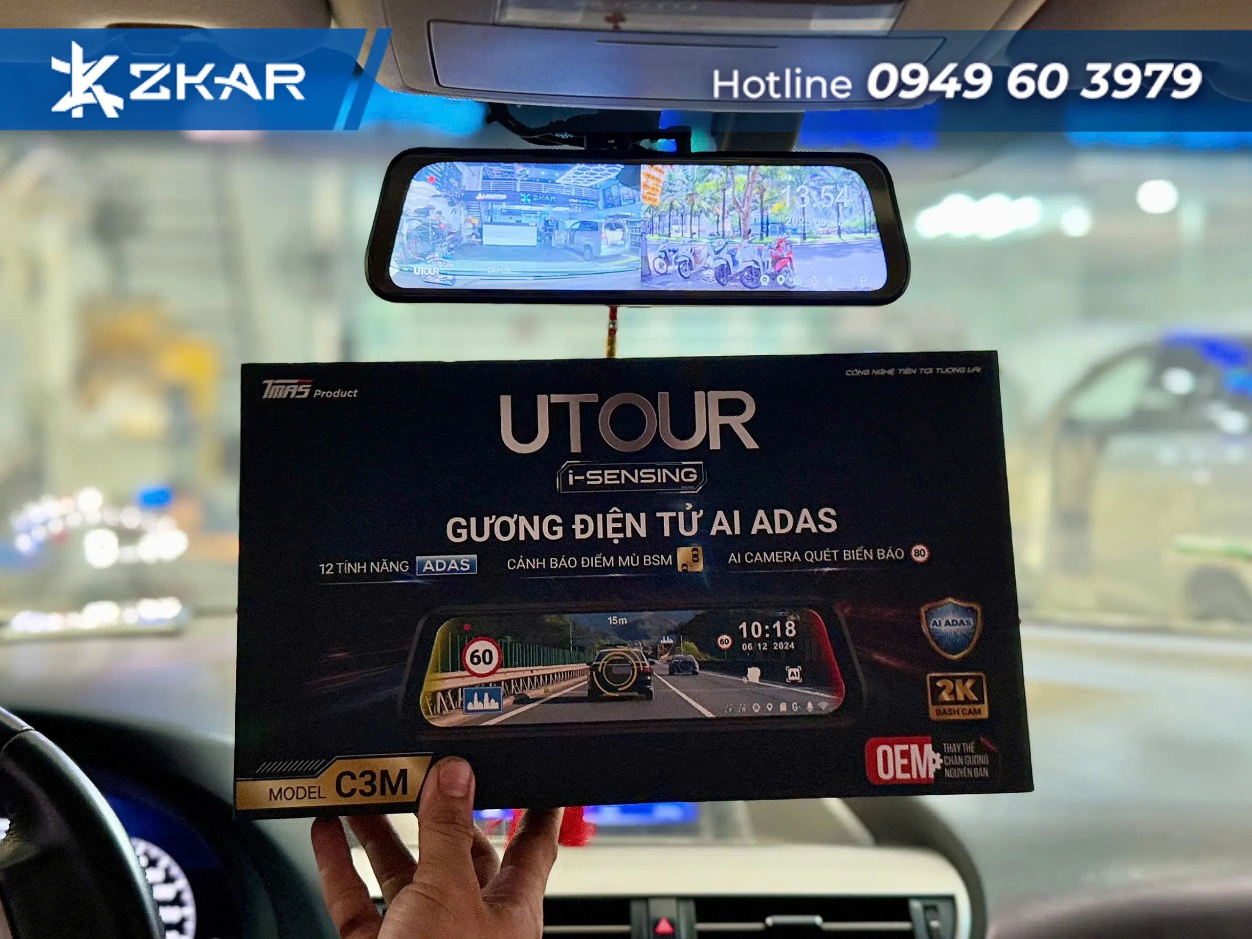 Lắp camera hành trình tại khu dân cư trung sơn từ zkar auto