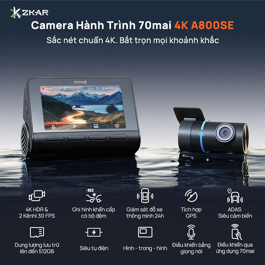Lợi Ích Khi Sử Dụng Cam ghi hình 70mai A800SE 4K