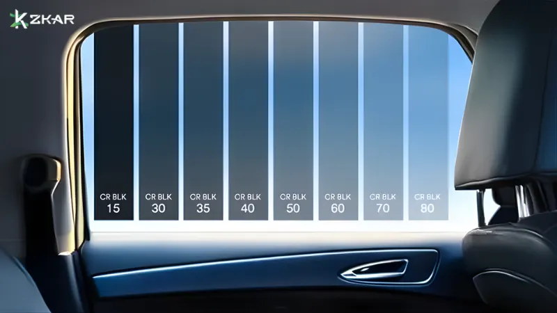 Mã phim 3M Crystalline Series CR BLK với gam màu xám/ đen