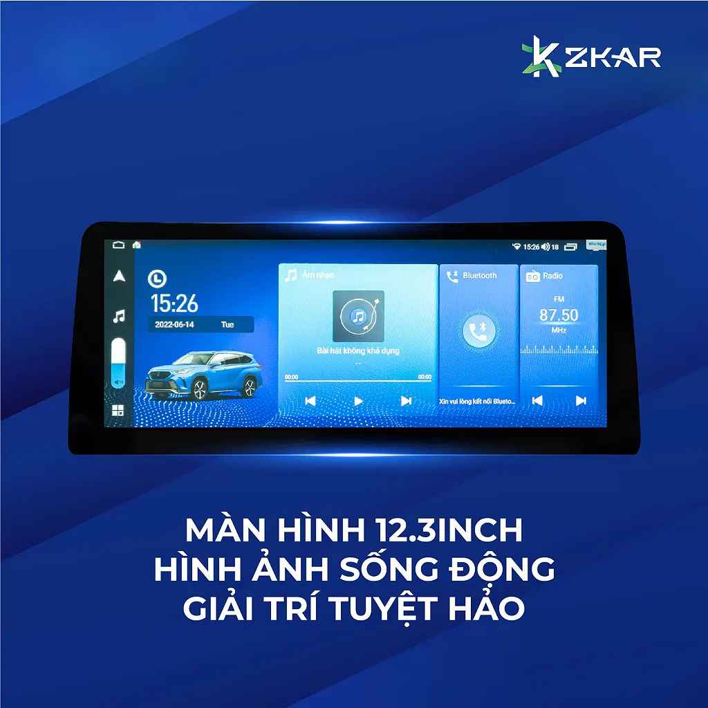 Màn hình kích thước 12.3 inch