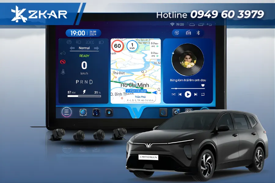 SID S170+ PRO 360 mang đến giao diện đa nhiệm với 3 widget thông minh