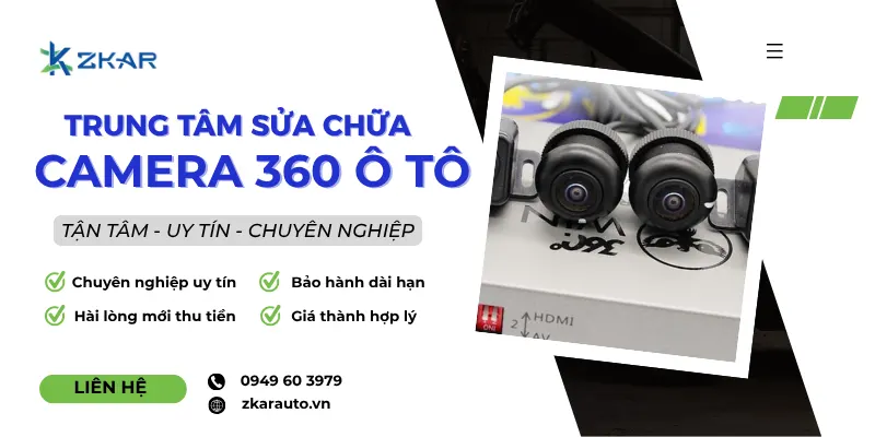 Sửa Chữa Camera 360 Ô Tô Uy Tín Tại TP.HCM