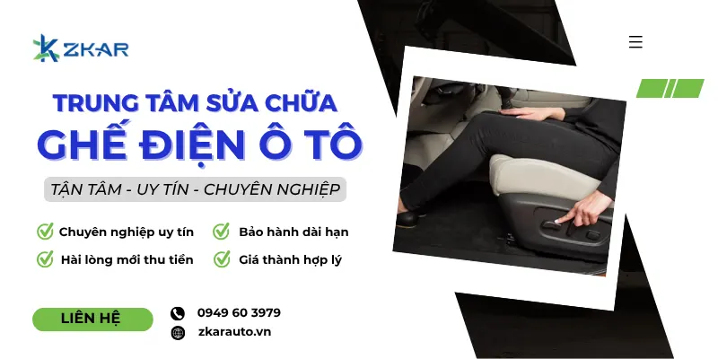 Sửa Chữa Ghế Điện Ô Tô Uy Tín Tại TP.HCM