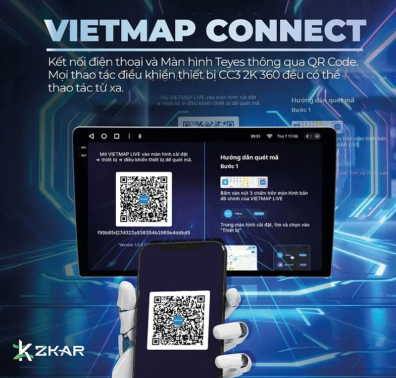 Teyes cc3 2k tùy chỉnh màn hình từ xa kết nối với vietmap connect