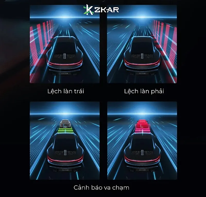 Teyes Vision hỗ trợ cảnh báo giúp bạn lái xe an toàn