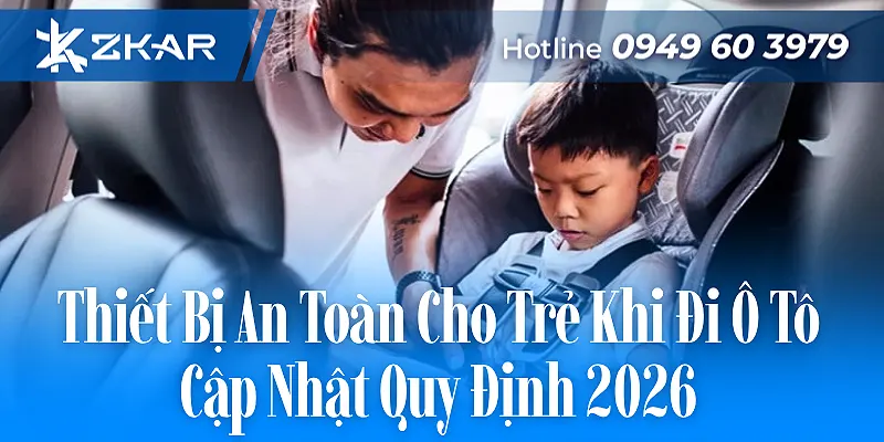 Thiết Bị An Toàn Cho Trẻ Khi Đi Ô Tô - Cập Nhật Quy Định 2026