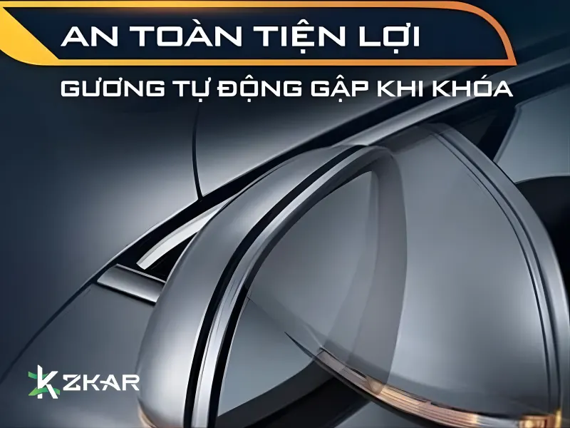 Ưu điểm vượt trội khi lắp gập gương ô tô