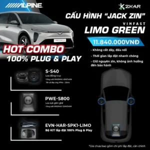 Âm Thanh ALPINE Jack Zin Cho VinFast Limo Green - Giá 11TR840