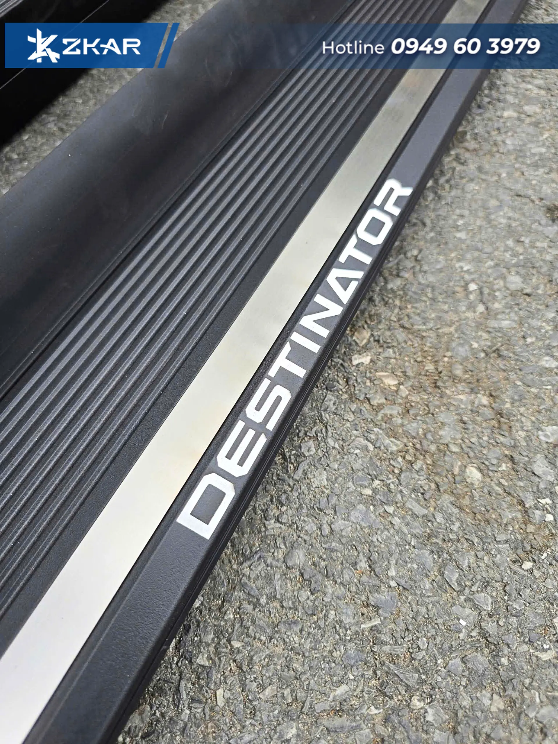 Bệ bước chân mẫu destinator