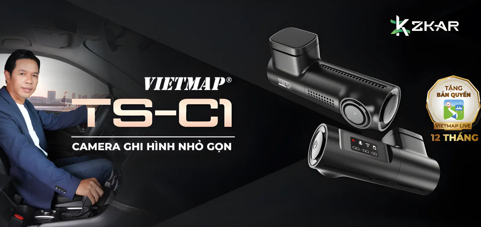 Camera ghi hình nhỏ gọn vietmap ts-c1