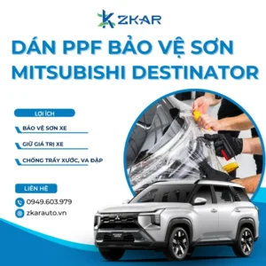 Dán PPF Bảo Vệ Sơn Cho Xe Mitsubishi Destinator