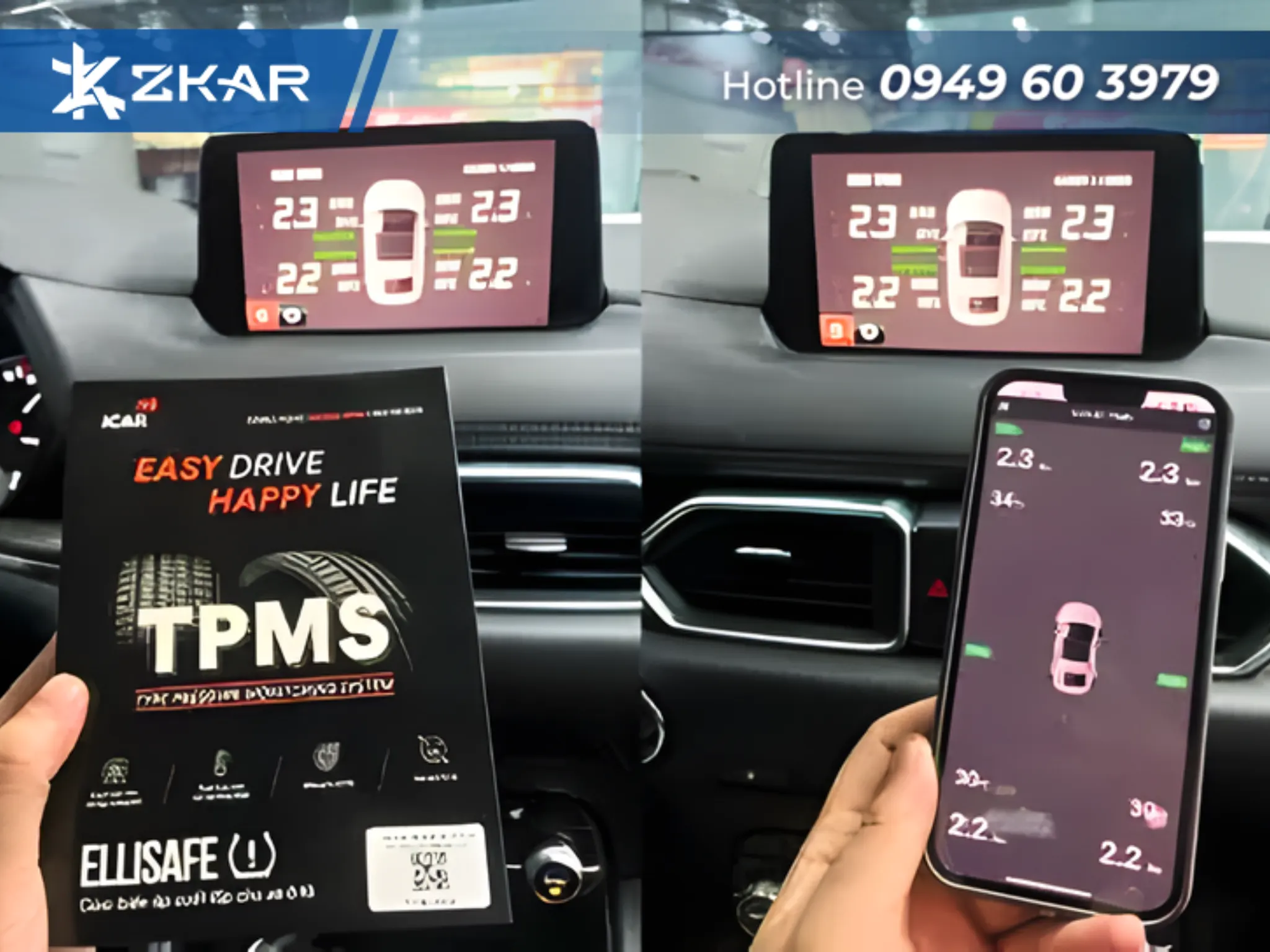 địa chỉ uy tín lắp cảm biến áp suất lốp Cho mitsubishi destinator tại sài gòn