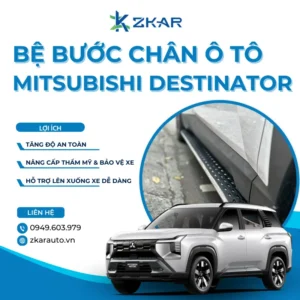 Lắp Bệ Bước Chân Cho Xe Mitsubishi Destinator