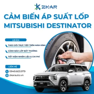 Lắp Cảm Biến Áp Suất Lốp Cho Xe Mitsubishi Destinator