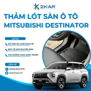 Lắp Thảm Lót Sàn Cho Xe Mitsubishi Destinator