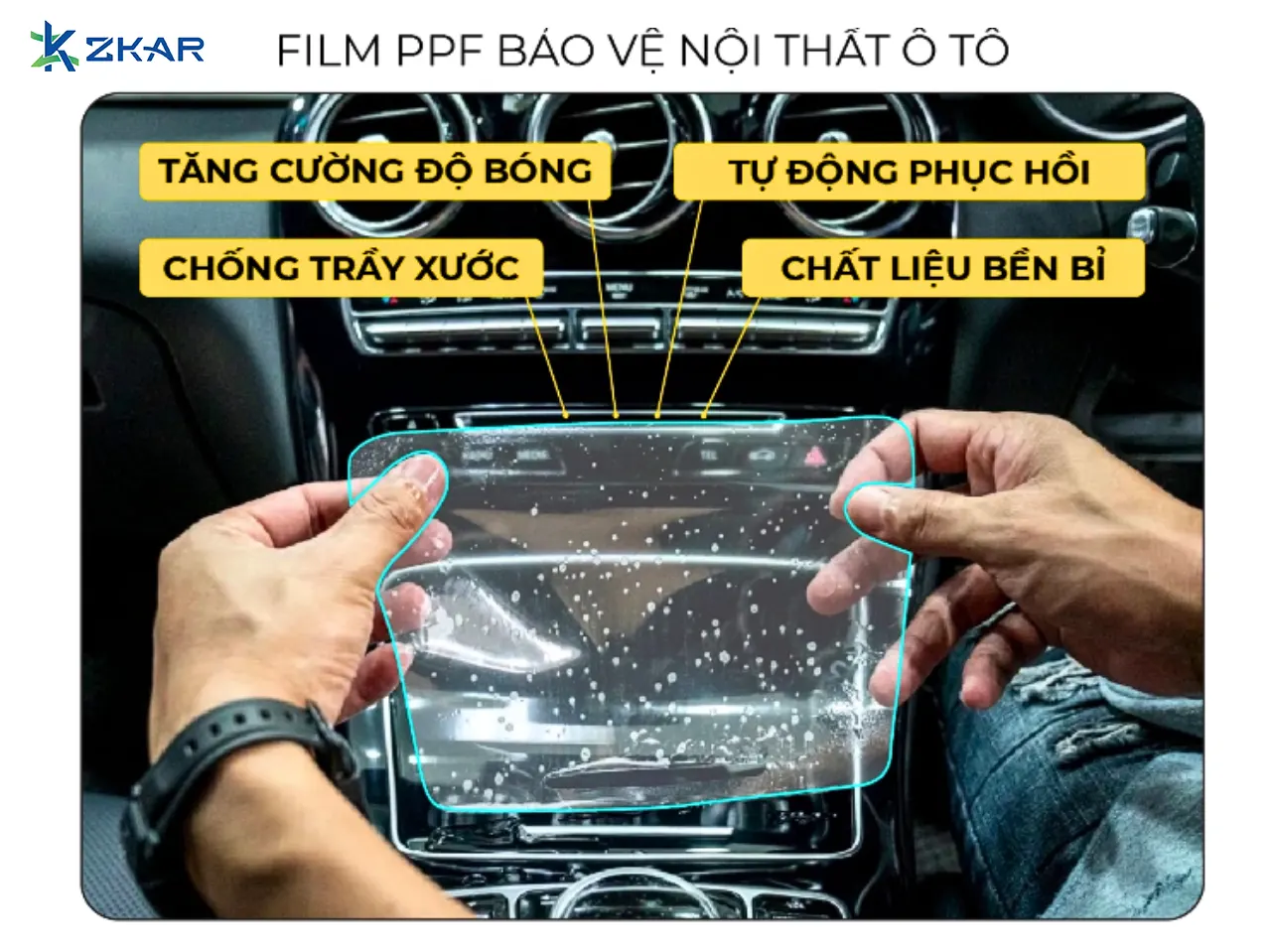 Lợi ích khi dán film ppf bảo vệ nội thất cho ô tô Lợi ích khi dán film ppf bảo vệ nội thất cho ô tô