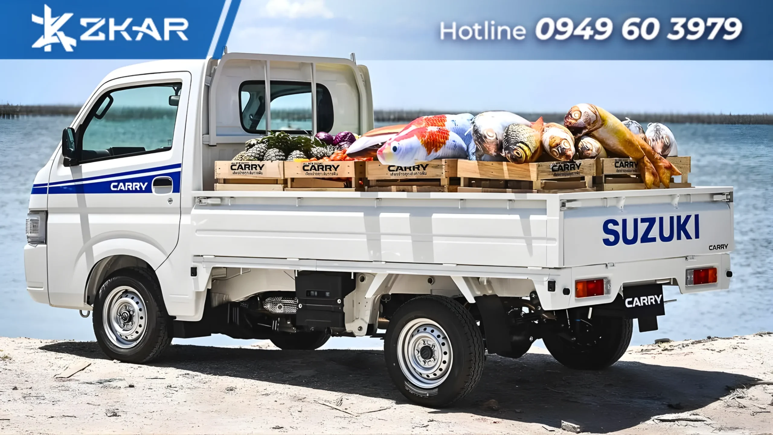 Suzuki Carry là giải pháp hiệu quả chuyên chở hàng hóa trong nội đô