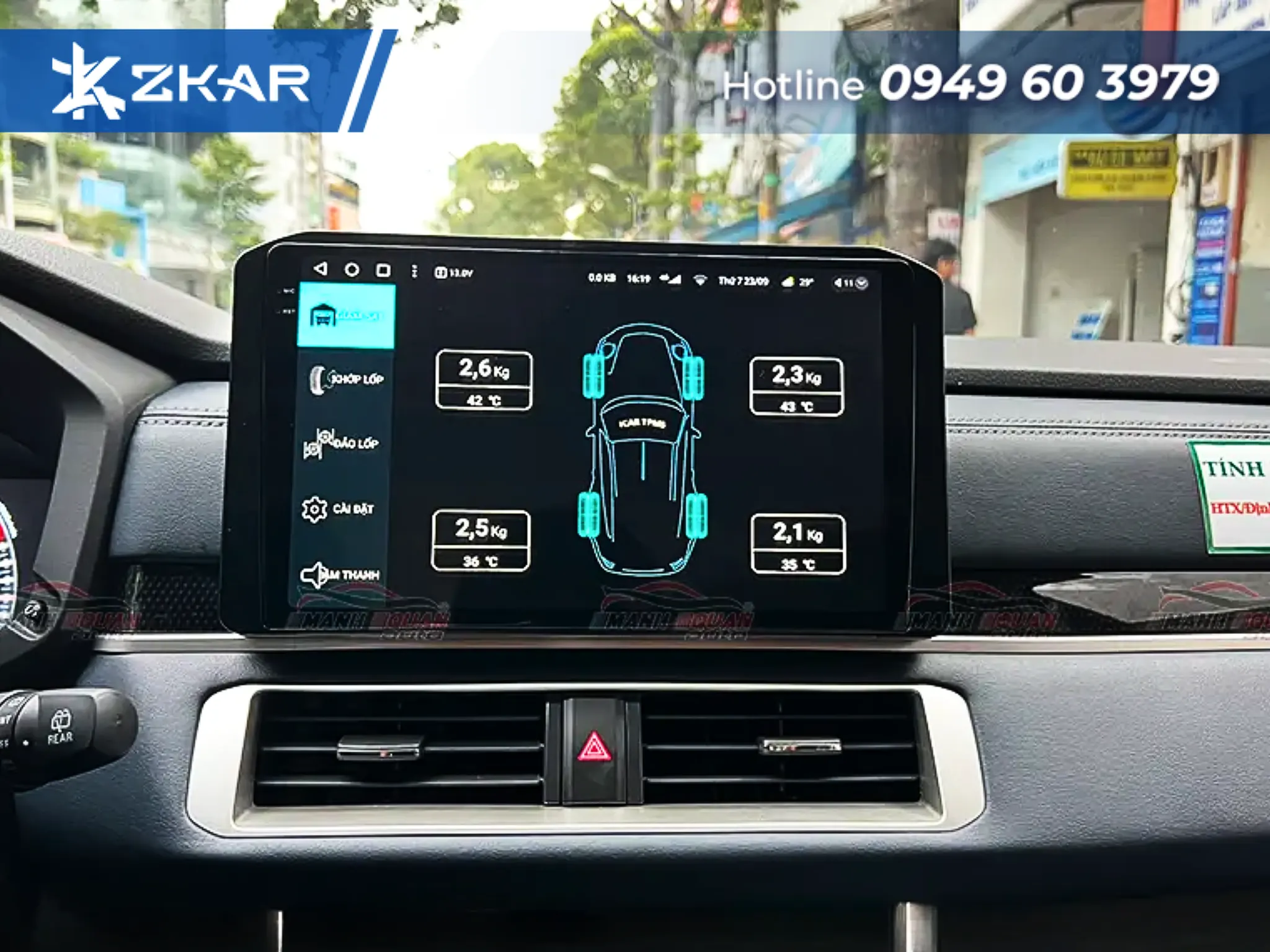 Ưu điểm Cảm biến đo áp suất lốp cho Destinator