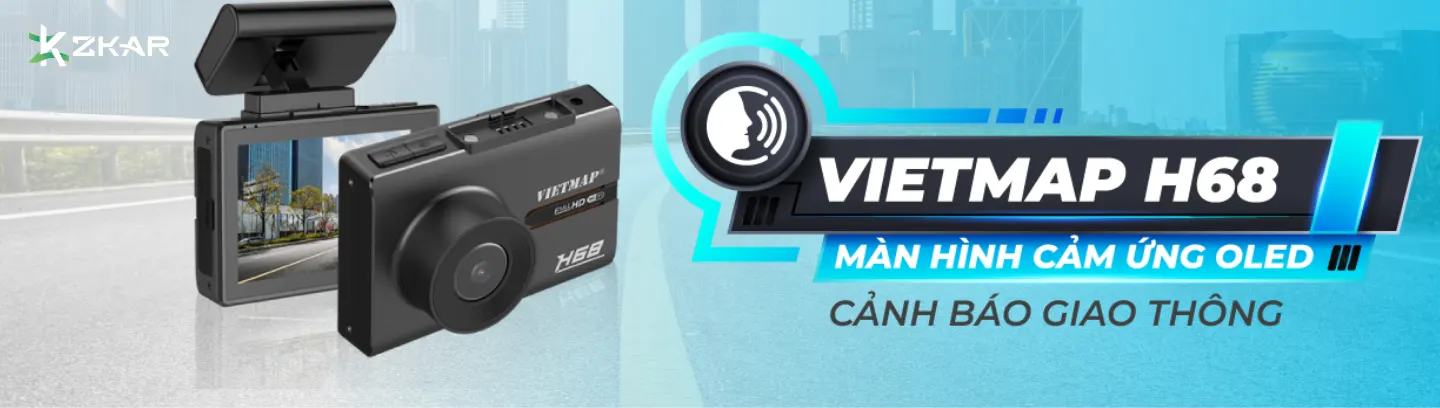 Vietmap H68 CẢNH BÁO BIỂN GIAO THÔNG BẰNG GIỌNG NÓI