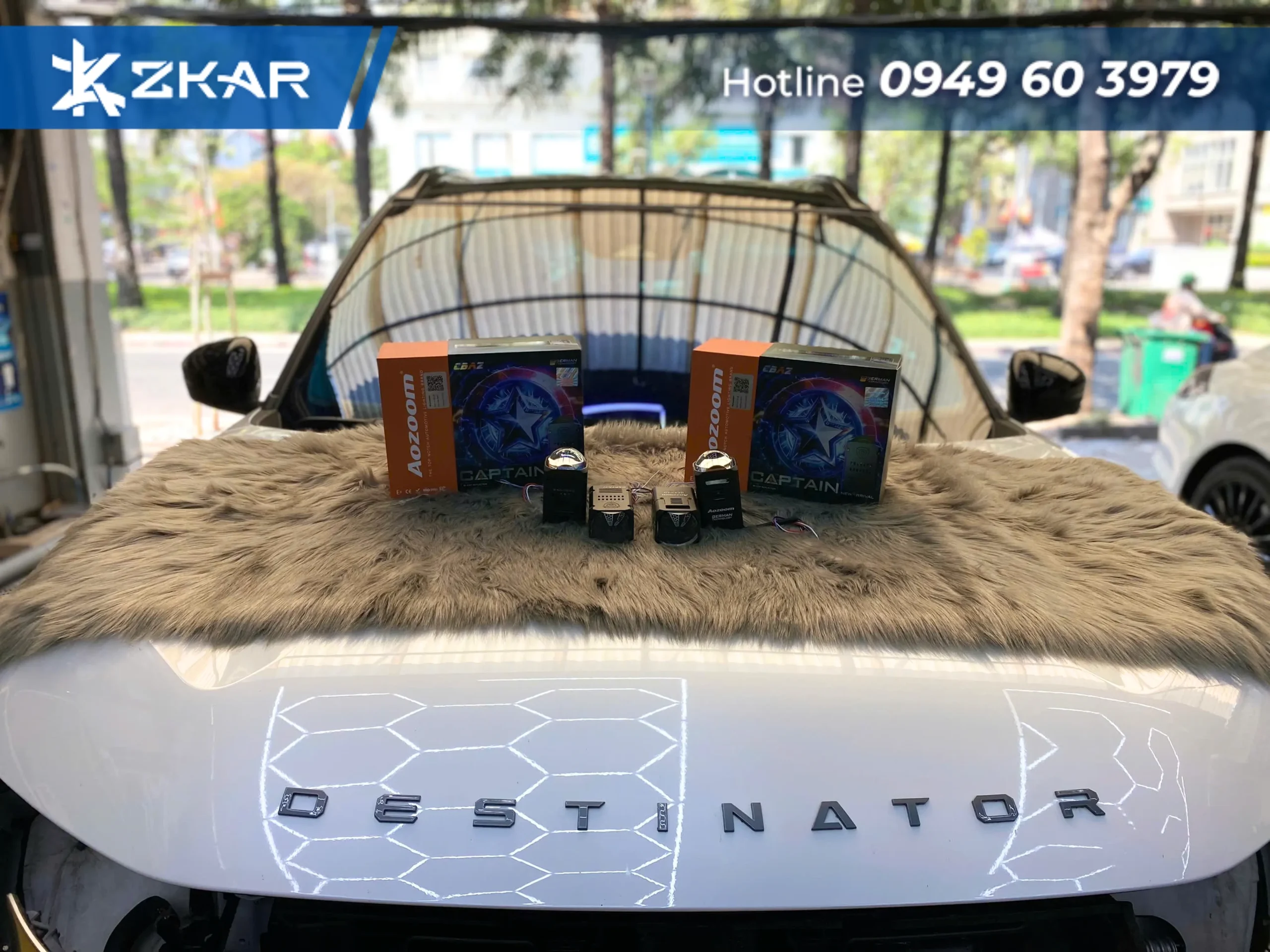 Xe Destinator lắp bi pha 1.8 aozoom captain